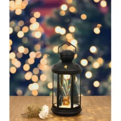 Lanterne de Noël lumineuse à led animé