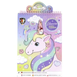Livre coloriage avec stickers 21x30,5cm