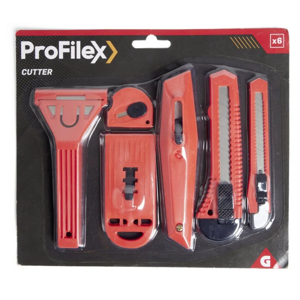 Lot de 6 cutters