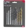 Lot de 9 forets acier