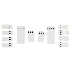 Lot de 12 languettes adhésives double face pour accroche murale