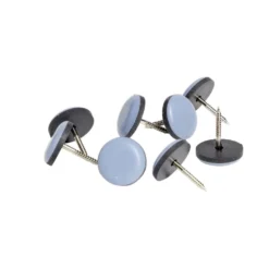 Lot de 8 patins téflon à clouer Ø2cm