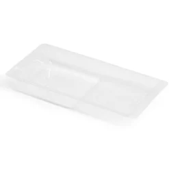 Lot de 3 protections pour bac à peinture en plastique transparent