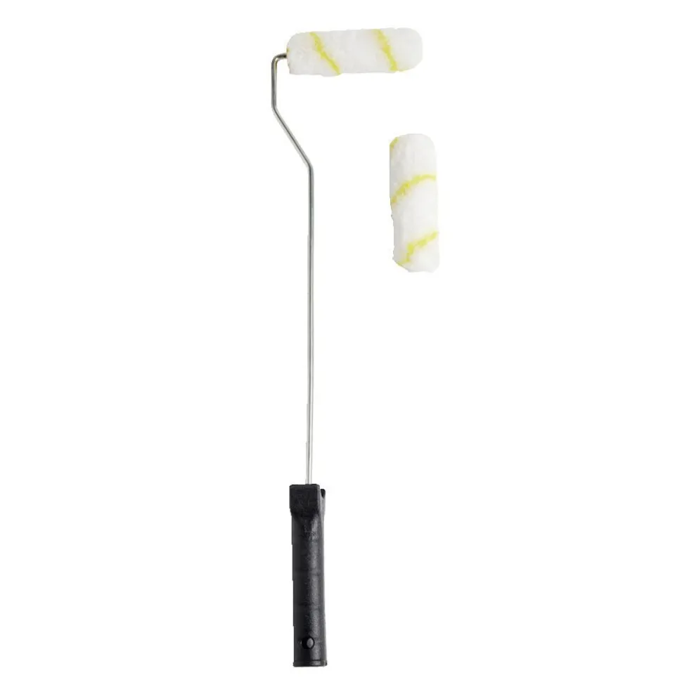 Lot de 2 rouleaux à peinture avec support 50cm