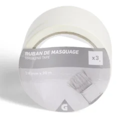 Lot de 3 rubans de masquage 24mm 20m