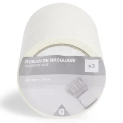 Lot de 3 rubans de masquage 48mm 20m