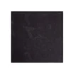 Lot de 4 serviettes de table carrées noires 35x35cm