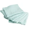 Lot de 4 serviettes pour invités en coton - 6 coloris