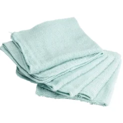 Lot de 4 serviettes pour invités en coton - 6 coloris