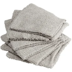 Lot de 4 serviettes pour invités en coton - 6 coloris