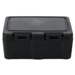 Lunch box à 2 compartiments - Boîte alimentaire en plastique noir 1L