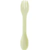 Lunch box rétractable 1L avec 2 couverts plastique et silicone vert