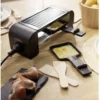 Machine à raclette Duo connectable noire 2 poêlons 450W