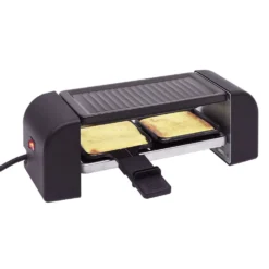 Machine à raclette Duo connectable noire 2 poêlons 450W