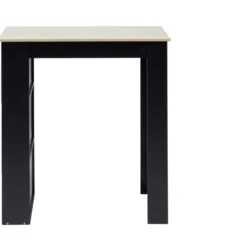 Mange debout bois et métal noir 60x100xH105cm