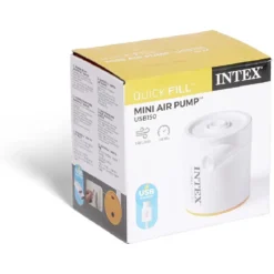 Mini gonfleur matelas USB Intex blanc
