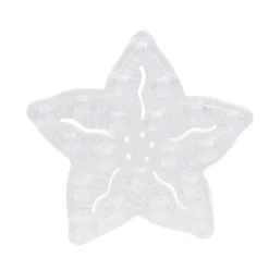 Mini tapis de douche antidérapant forme étoile x6