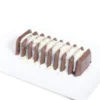Moule à bûche avec insert en silicone 28x12xH6,2cm