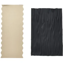 Moule à bûche décor effet bois