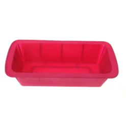 Moule à cake en silicone rose