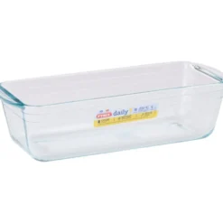 Moule à cake Pyrex Daily verre transparent 28x12xH7,5cm