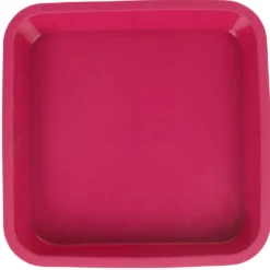 Moule carré silicone rose