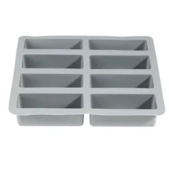 Moule en silicone avec 8 compartiments 18x16,5xH3cm