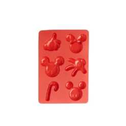 Moule à gâteau Mickey Disney silicone rouge 29x20xH3cm