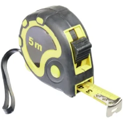 Mètre noir et jaune 5 m