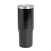 Mug isotherme 890ml inox noir avec paille