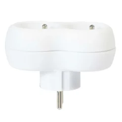 Multiprise duplite blanche 2 prises