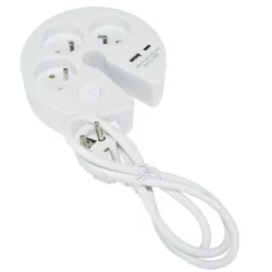 Multiprise 3 entrées 1 port USB-A et USB-C (2 modèles)