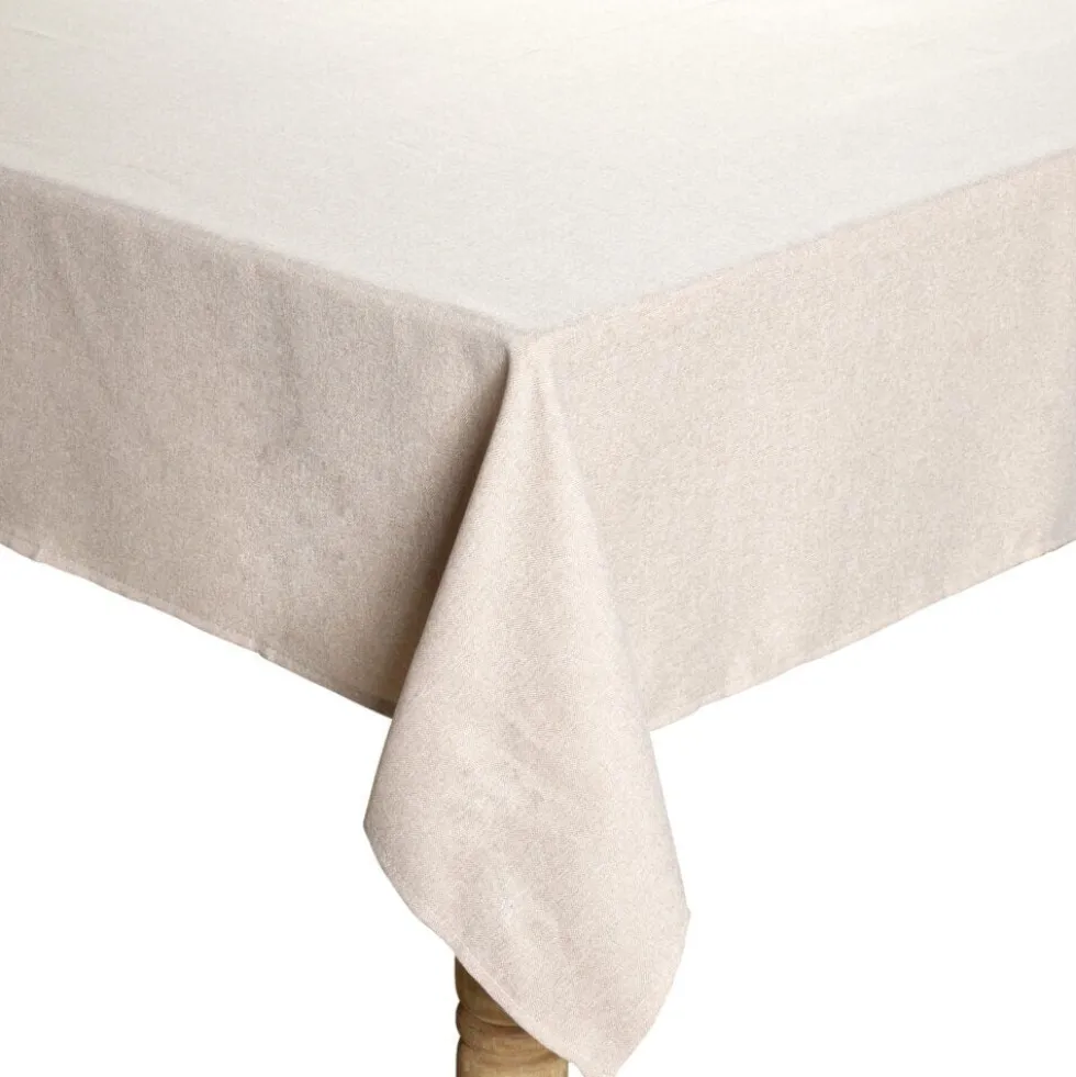 Nappe effet lin imperméable 140x250cm (3 modèles)
