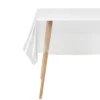 Nappe plastique rectangulaire cristal transparente 140x250cm