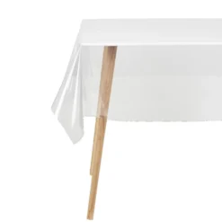 Nappe plastique rectangulaire cristal transparente 140x250cm