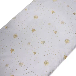 Nappe rectangulaire avec chemin de table imprimé décor réveillon
