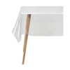 Nappe rectangulaire cristal transparent uni 140x240 cm