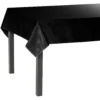 Nappe rectangulaire en tissu noir