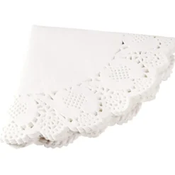Napperon papier blanc x12 Ø34cm