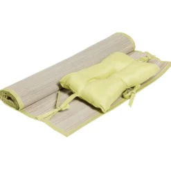 Natte de plage avec coussin 190x60 cm