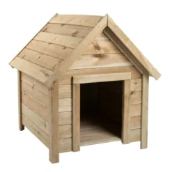 Niche extérieur pour chien en bois 80x65xH80cm