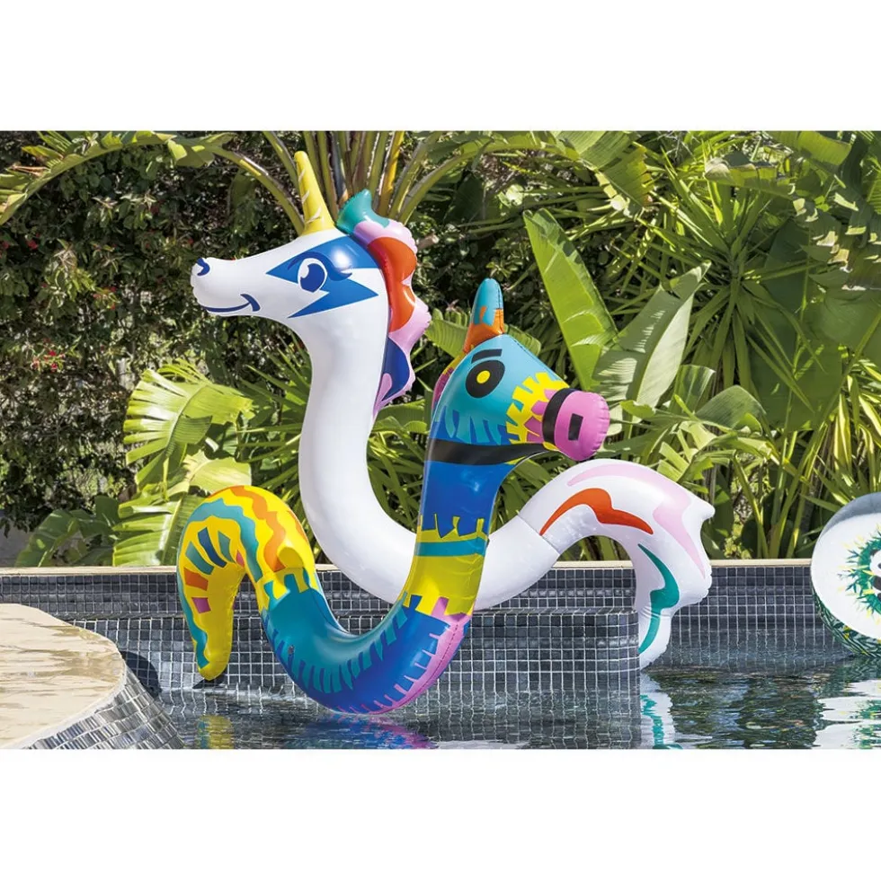 Nouille gonflable licorne