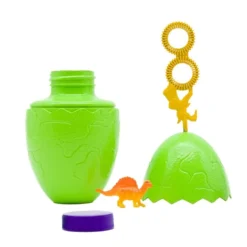 Oeuf dinosaure avec figurine et liquide à bulles 237ml