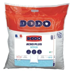 Oreiller carré Dodo Aero Plus confort médium respirant 60x60cm