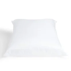 Oreiller confort moelleux 60x60cm polyester blanc