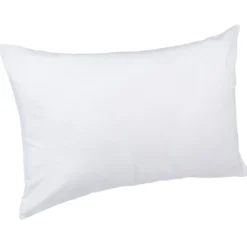 Oreiller ferme anti acariens polyester blanc 45x70 cm