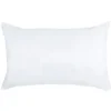 Oreiller moelleux anti acariens polyester blanc 45x70 cm