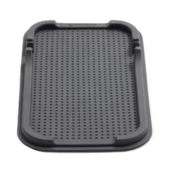 Organisateur de voiture antidérapant 2en1 plastique noir 10,5x18,5cm