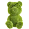 Ours en gazon synthétique vert 14x14xH20cm