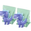 Paire de brassard vert avec dinosaure 3D bleu 22x25xH20cm